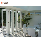 Residential House Aluminum Folding Doors With Retractable Screen American Stadard