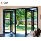 Residential House Aluminum Folding Doors With Retractable Screen American Stadard