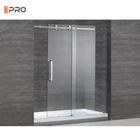 1.4mm  thinkness Aluminium Bathroom Doors Hotel Sliding Interior Frameless Toilet Glass Door