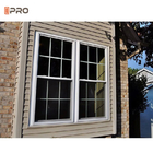 Customized Aluminium Double Top Hung Window Opener American Sash Windows