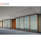 Customized Glass Cubicles Walls Modern Office Partitions 2.0mm Glass Wall System