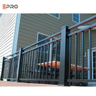 Modern Aluminum Balustrade Pool Security Fencing Floor Mounted Weather Resistance
