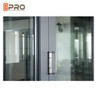 Heat Insulation Aluminum Folding Doors Customized Color 2.0MM Door Frame Bi folding exterior doors aluminium folding doo