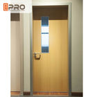 MDF Material Modern Interior Doors Wooden Color With Handles And Lock