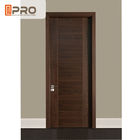 Soundproof Glass MDF Wooden Door / Interior Room Door Enviromental - Friendly