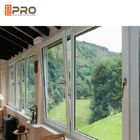 Horizontal Opening Pattern Tilt And Turn Aluminium Windows , Wooden Double Glazed Window