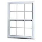 American Style Double Hung Window / Ventilation Aluminum Sash Windows Stainless Steel Security Mesh