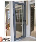 Customized Design Aluminium Hinged Doors For Construction Buildings stainless steel glass door hinge Door hinge black