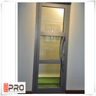 Commercial Aluminum Hinges Swing Door Surface Finished Sound Insulation aluminium louver hinged door hinges for door