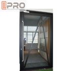 Interior Aluminium Hinged Doors With Double Low E Glass For Residential House price door glass hinge aluminum hings glas