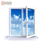 Outward / Inward Open Aluminum Casement Windows With Stainless Steel Security Mesh round casement window side casement