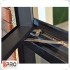 Wind Proof Aluminum Casement Windows Customized Size Safety Window Grill Design FRENCH ALUMINUM CASEMENT WINDOW