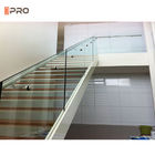 ISO9001 Aluminum Glass Balustrade Systems Stairs Aluminium Railing