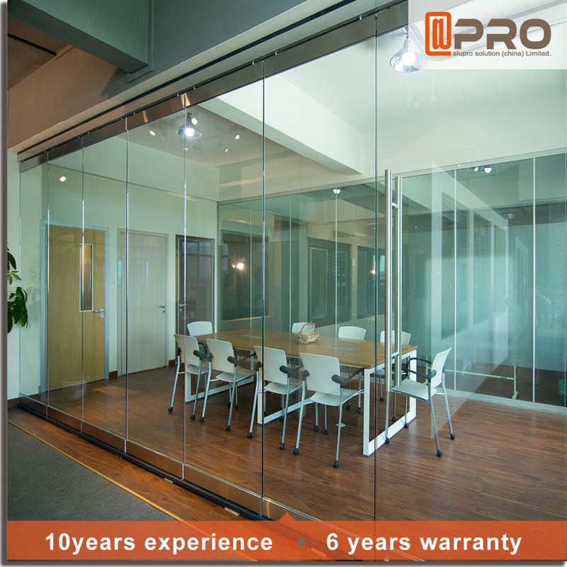 Soundproof Modern Office Partitions With Aluminum Alloy And
