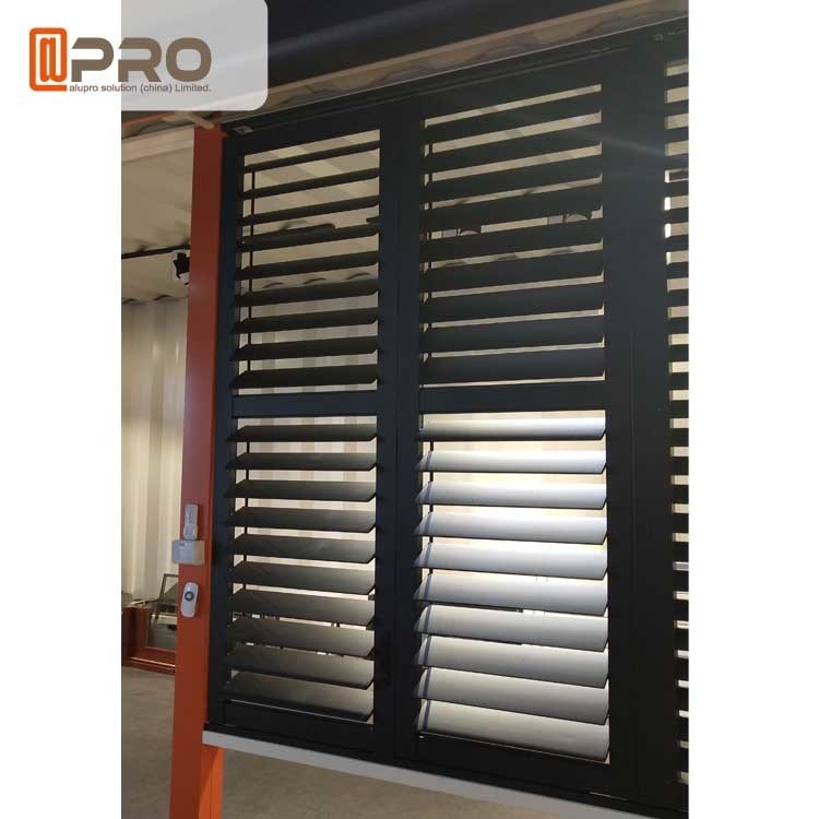 Outdoor Adjustable Louvers Window , Modern Design Louvered Bifold Shutters