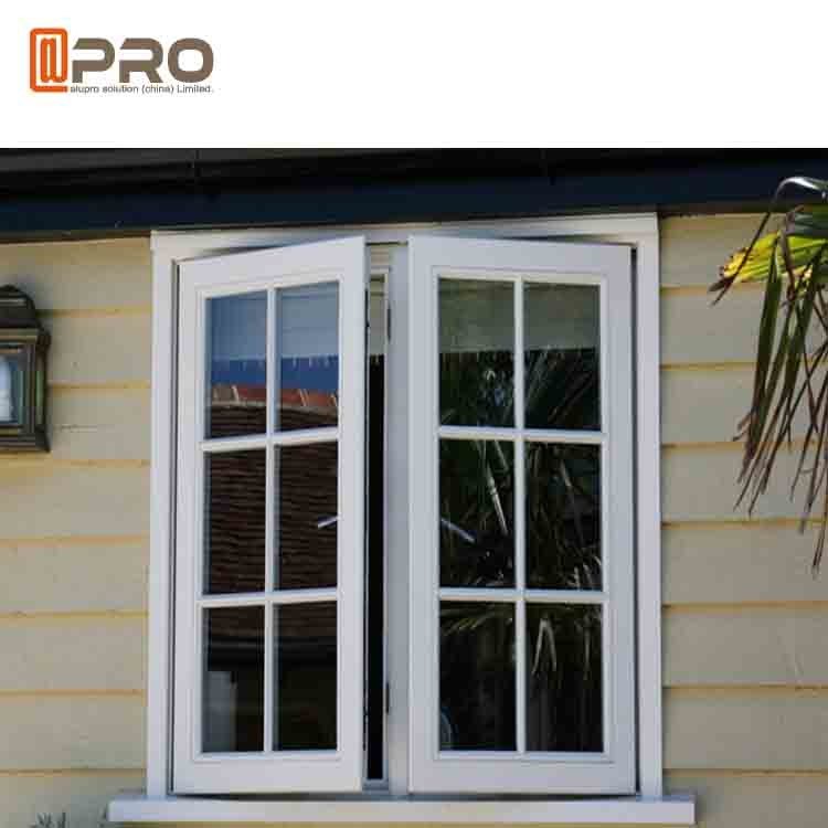 Outward / Inward Open Aluminum Casement Windows With Stainless Steel
