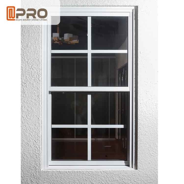 UV Protection Aluminum Sash Windows ISO Certification With Flexibility