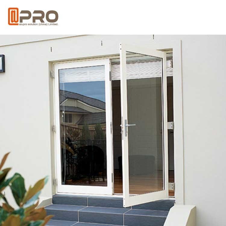 Interior Aluminium Hinged Doors With Double Low E Glass For Residential