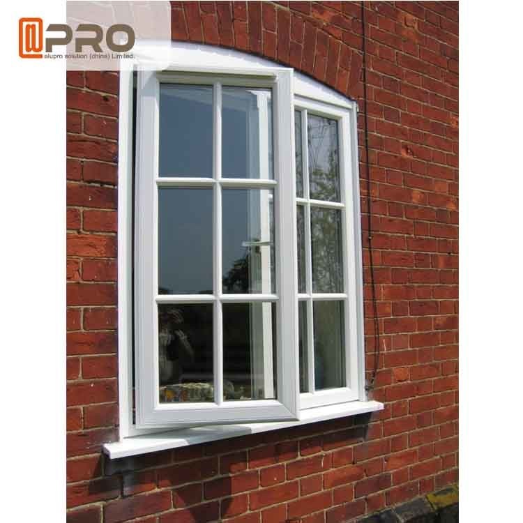 Residential Push Out Casement Windows / Aluminium Pivoting Window With