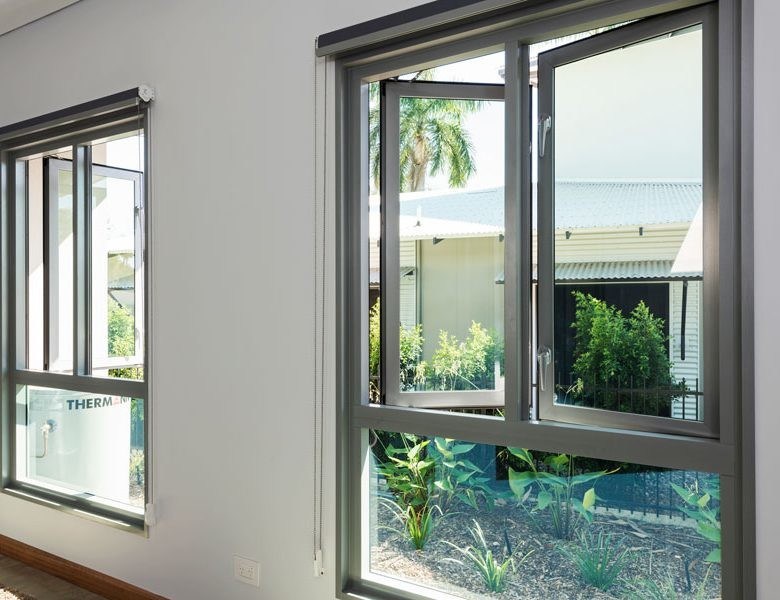 125mm Architectural Curtain Aluminum Casement Windows