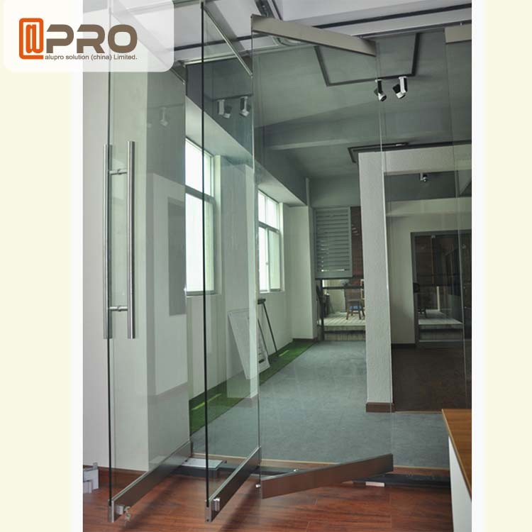 Movable Modern Office Partitions With Clear Tempered Glass Color Optional Contact us for office partition, modern office partition, aluminium glass partition.