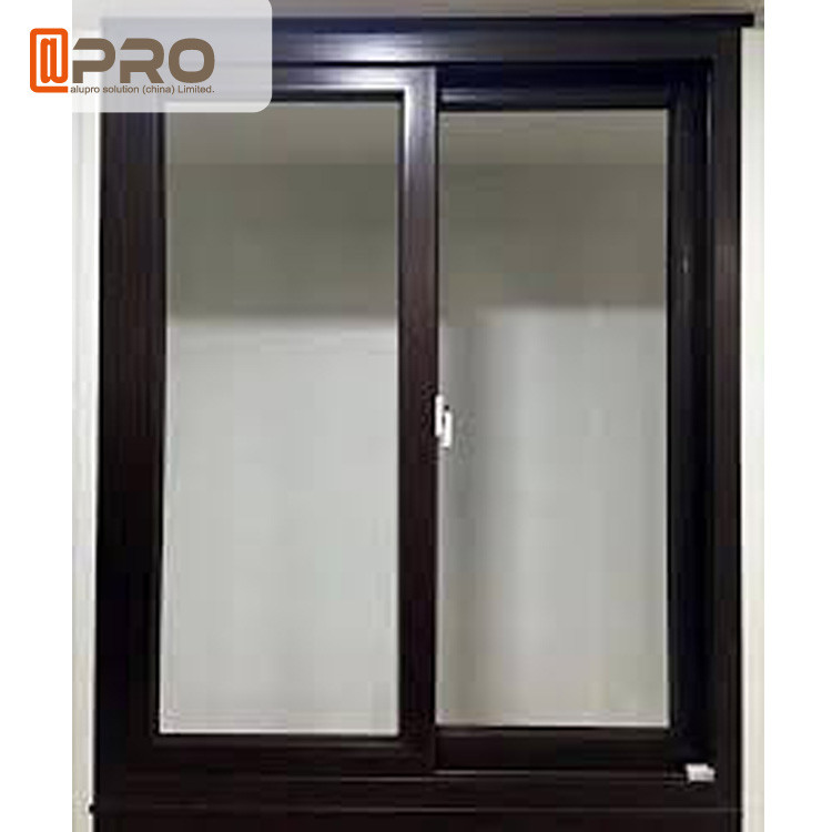 Double Layer Silent Aluminum Sliding Glass Windows Grey Color Commercial Aluminium Window - Glass Aluminium Doors Double Layer Silent Aluminum Sliding Glass Windows Grey Color Commercial Aluminium Window - Glass Aluminium Doors