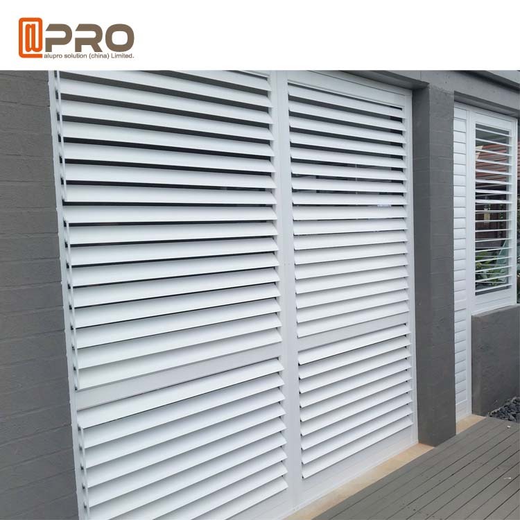 Sound Insulation Customized Fixed Aluminium Louver Window Sound Insulation Customized Fixed Aluminium Louver Window