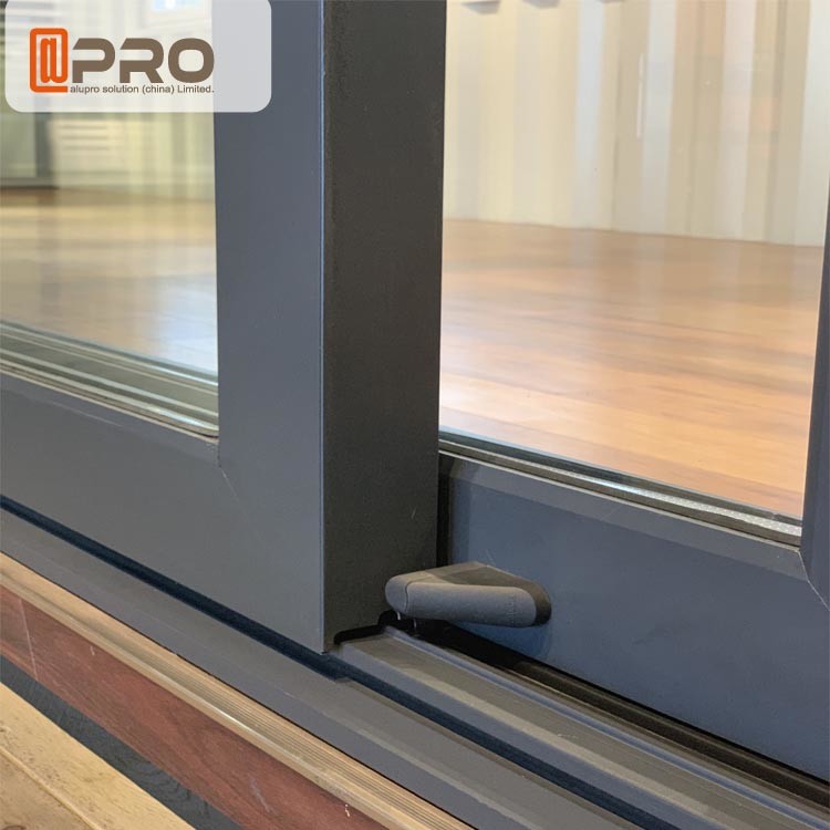 Australia Anti Noise Aluminium Sliding Glass Doors System Customized