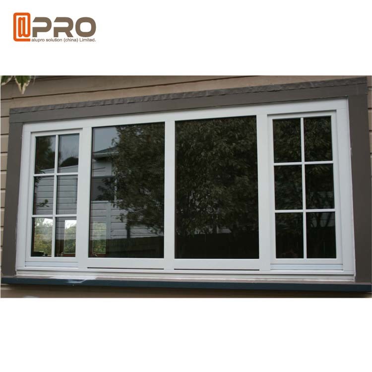 Black Aluminium Fabrication Sliding Hurricane Impact Safe Windows For