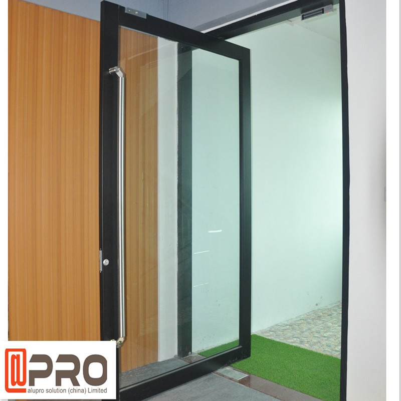 Patio Single Panel Aluminium Casement Hinged Glass Door Customized
