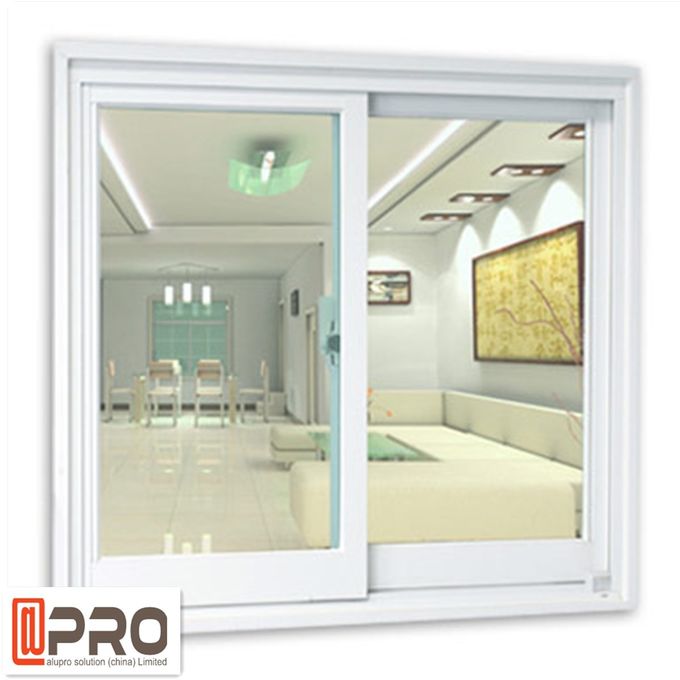 Custom Made Double Glazed Aluminium Sliding Windows Horizontal Opening Pattern sliding window