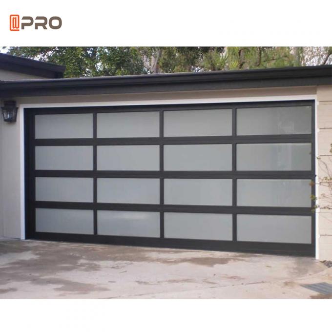 16X7 18X8 Clear Roll Up Side Sliding Garage Doors Commercial Plexiglass