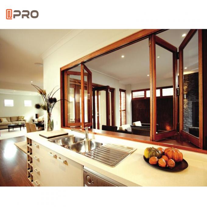 Fold Up Glass Aluminum Bifold Windows Residential Vertical Folding Windows