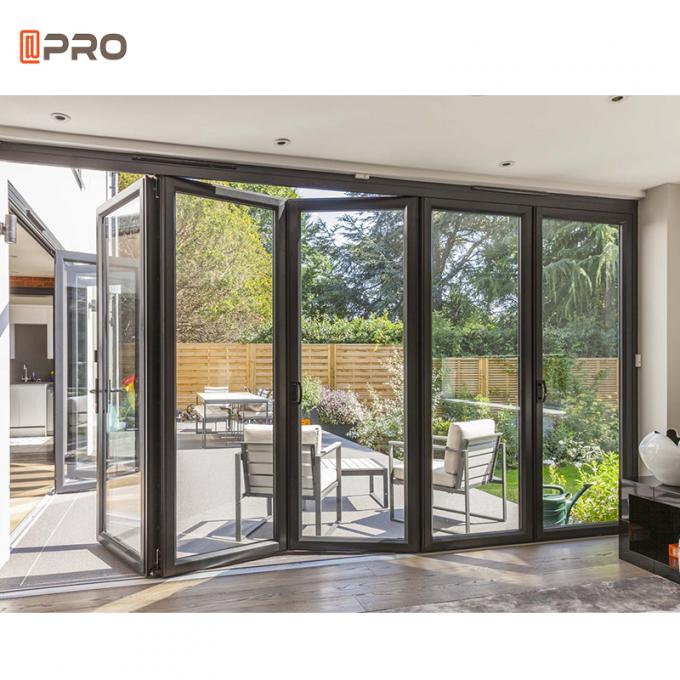 Tempered Glass Aluminum Folding Doors Australian Standards Patio