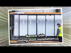 2mm Aluminium Double Glazed Premium Weatherproof Sliding Glass Doors 2.1m Height