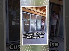 2mm Aluminium Double Glazed Premium Weatherproof Sliding Glass Doors 2.1m Height