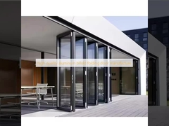 high quality aluminum bifold  folding door manufacture