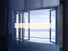 aluminium bi folding doors aluminium bifold patio doors folding bathroom door frameless folding glass doors