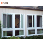 Double Glass Aluminum Casement Windows With Screen Acoustic Insulation