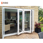 Tempered Glass Aluminum Folding Doors Australian Standards Patio Soundproof Bifold Doors