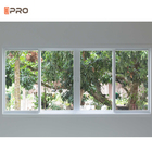Swing Out Hinges 6063 Aluminium Slide Windows With Grills Outside Glass