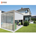 Automatic Waterproof Outdoor Customized Garden Aluminum Pergola Louver Roof