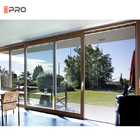 Soundproof Interior Double Glass Sliding Door Systems for Balcony