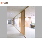 Frameless Clear Glass Partition Wall Vertical Full View Interior Office Glass Partition