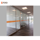 10mm Thick Modern Office Partitions Clear Safety Toughened Glass Tempered 1/2''