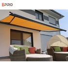 OEM Retractable Cassette Awning With Aluminium Frame Pvc Material Waterproof