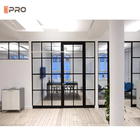 Customization Modern Office Partitions Room Soundproof Double Glass Wall Aluminium Frame System