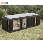 2 Floor 16Ft By 40Ft Tiny Prefab House Shipping Container Morocco Light Steel Flat Roof