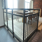 Railing Casting Glass Aluminium Balustrade Wall Mounted Handrail Stairs