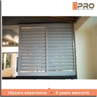 Electrical Exterior Aluminum Louver Shutter Window Adjustable Shades Sliding Louver Sun Window